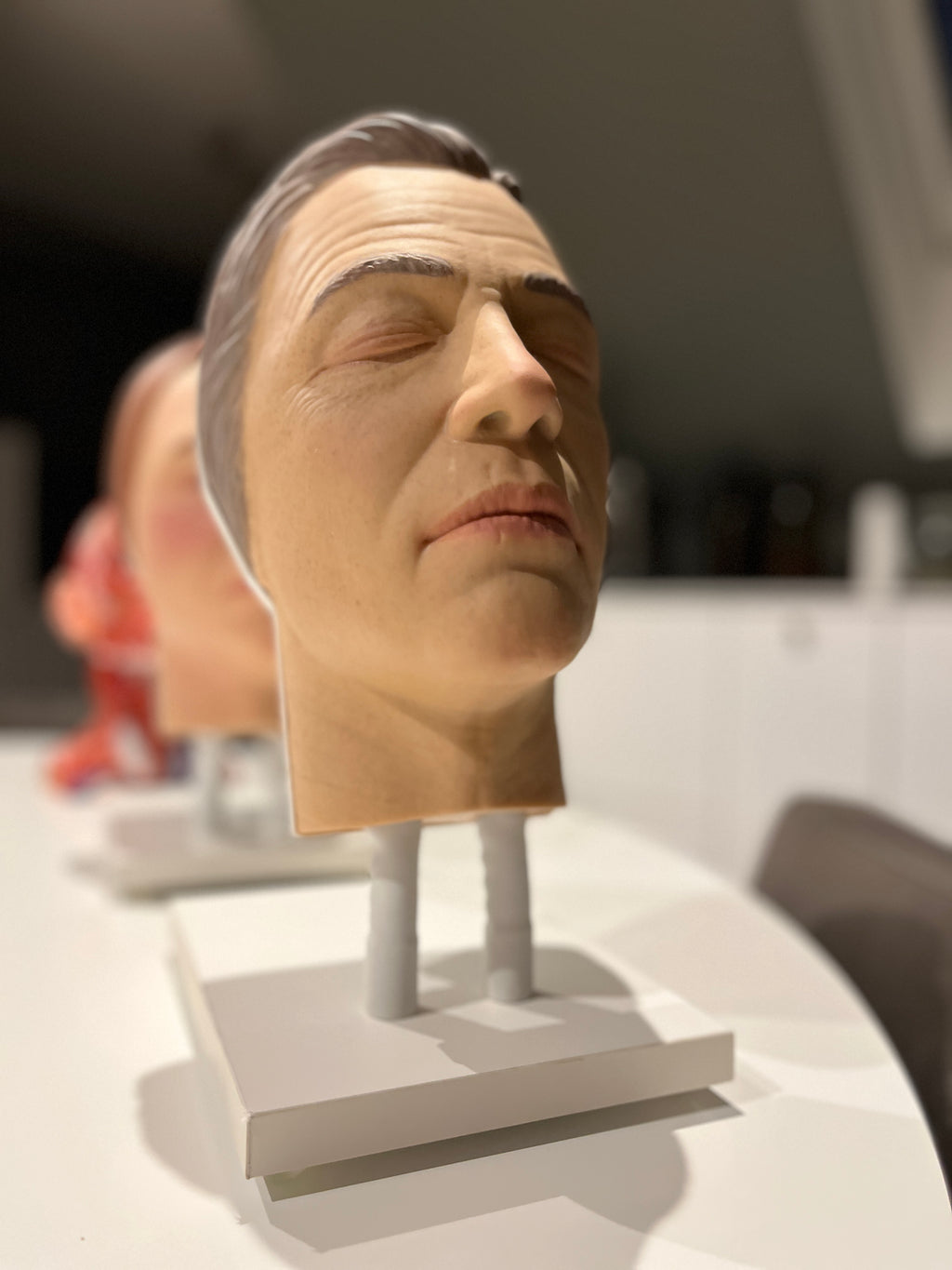 Model af ansigtet til injektionstræning - midaldrende kvinde