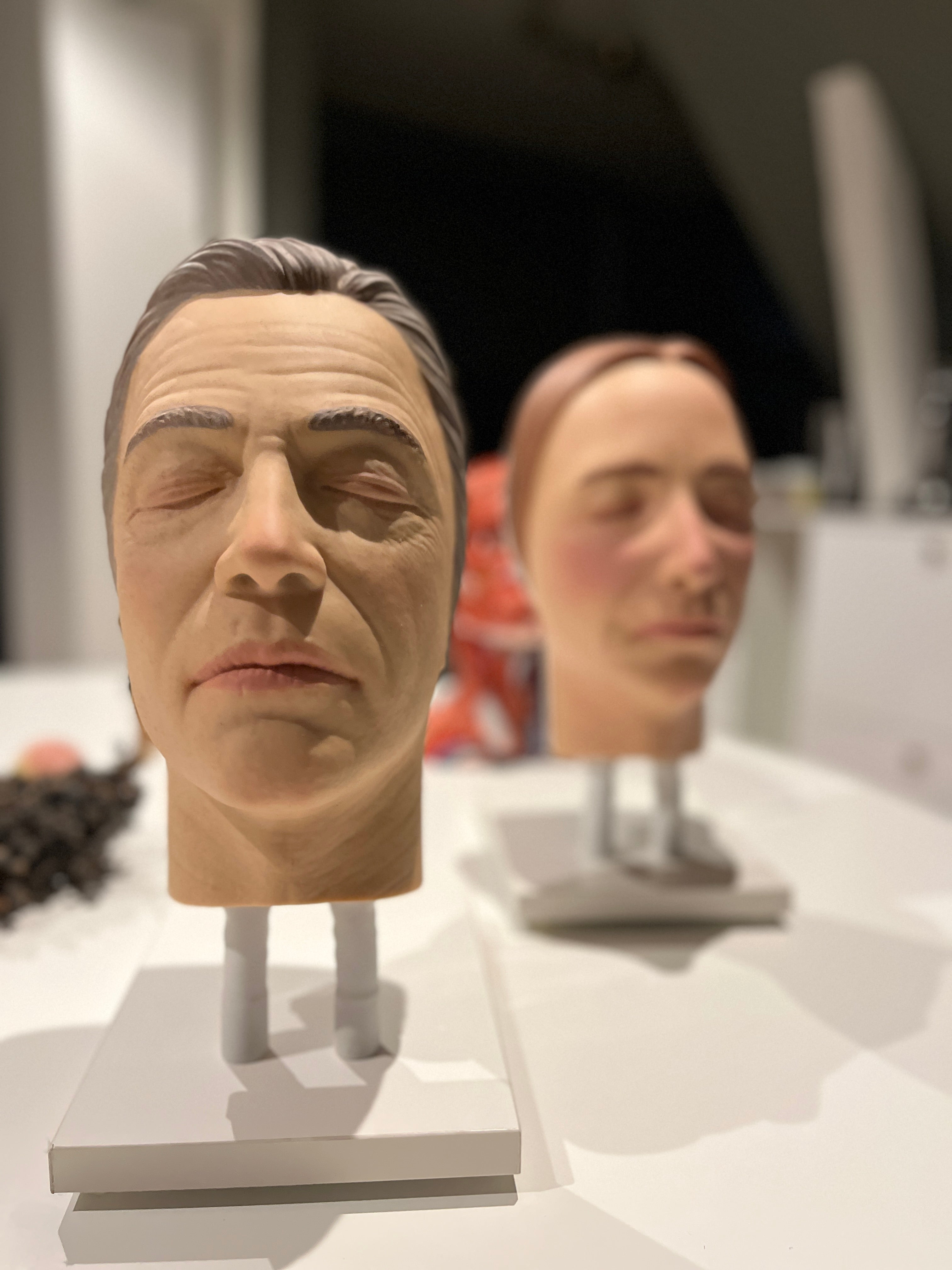 Model af ansigtet til injektionstræning - midaldrende kvinde