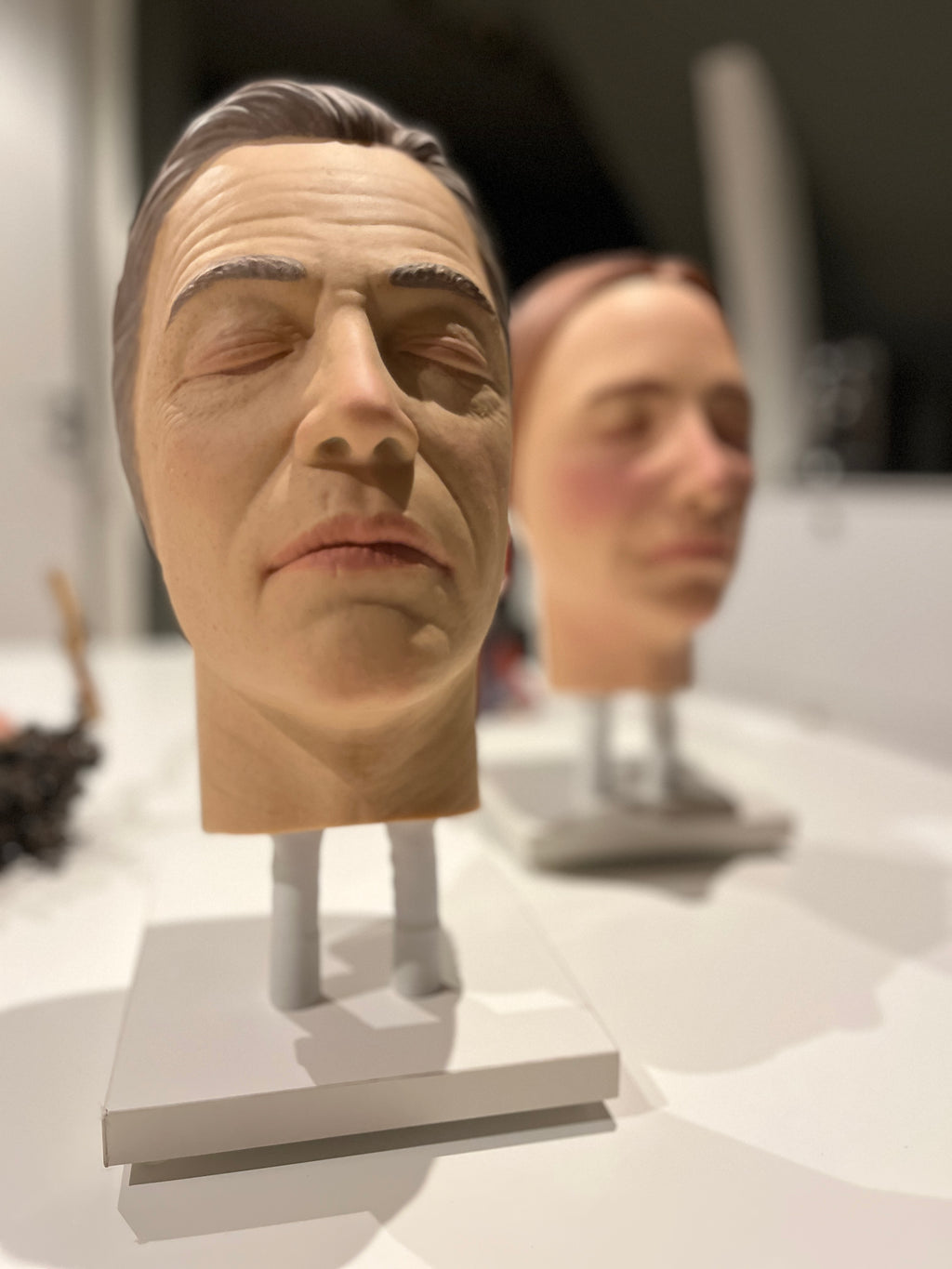 Model af ansigtet til injektionstræning - midaldrende kvinde