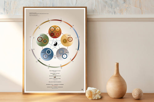 Plakat om 5 - element teorien af Christian Slot - eAnatomi
